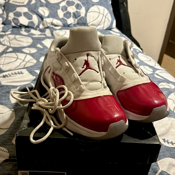 11 Cherry Red Jordan 11 Anniversary Real Vs Fake 116 Air Jordan 11